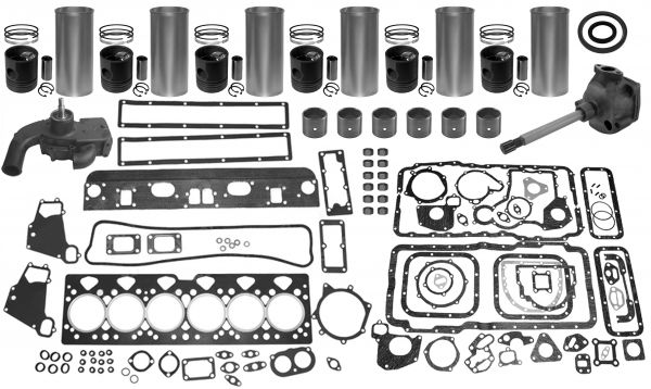 Motorreparatursatz 42tlg für Massey Ferguson MF 399 699 - 3610, Motor: A6.354.4
