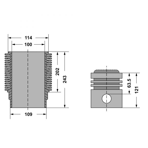 Kolbensatz für Eicher 3088, 3125, 566 (3726 SA/PA) ab Bj. 81, Motor: EDL-T